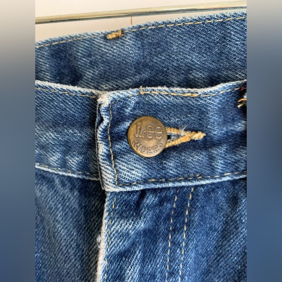 True Vintage LEE Riders 1970’s 100% cotton denim jeans - Picture 7 of 11